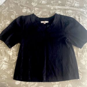 Loft Balloon Sleeve Short-Sleeved Blouse